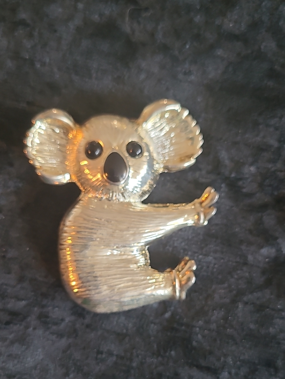 2/$22 Jewels By PARK LANE Vintage Koala Bear Silver Plated Brooch